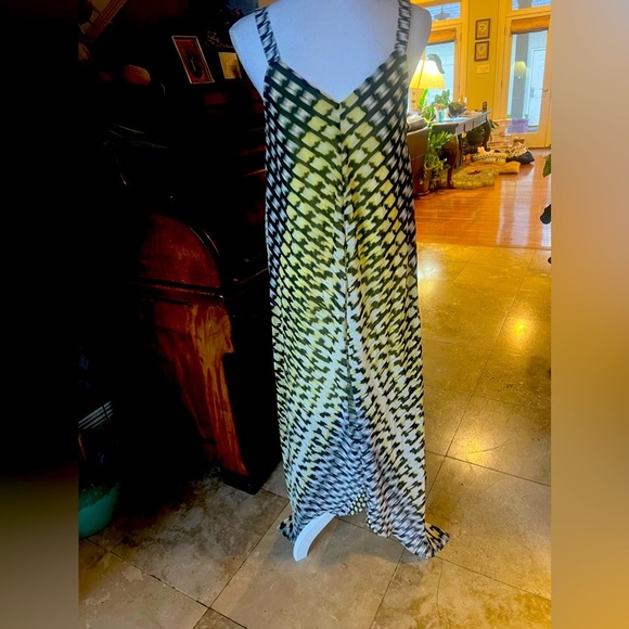 Emma and Michelle scarf maxi dress large excellent condition strapless lined - Picture 8 of 15
